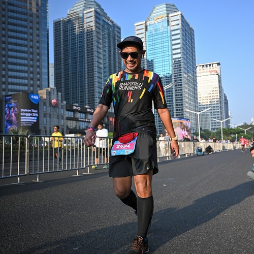 Race photo from SMARTFREN RUN 2026