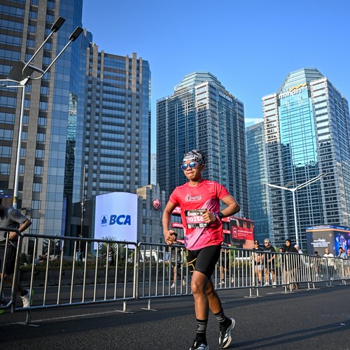 Race photo from SMARTFREN RUN 2026