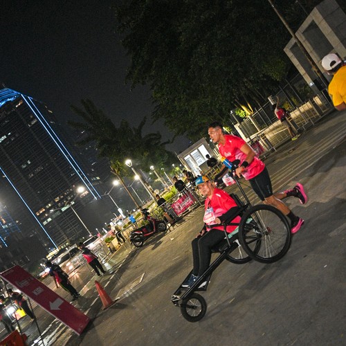 Race photo from SMARTFREN RUN 2026