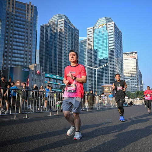 Race photo from SMARTFREN RUN 2026