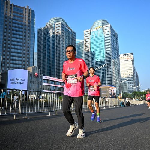 Race photo from SMARTFREN RUN 2026