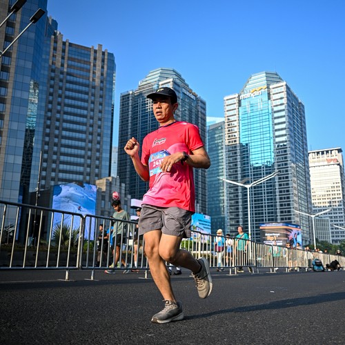 Race photo from SMARTFREN RUN 2026