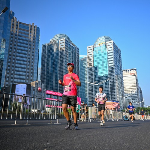 Race photo from SMARTFREN RUN 2026