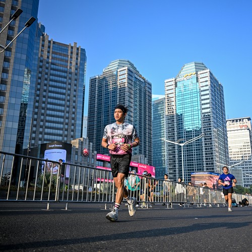 Race photo from SMARTFREN RUN 2026