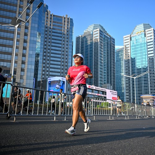Race photo from SMARTFREN RUN 2026