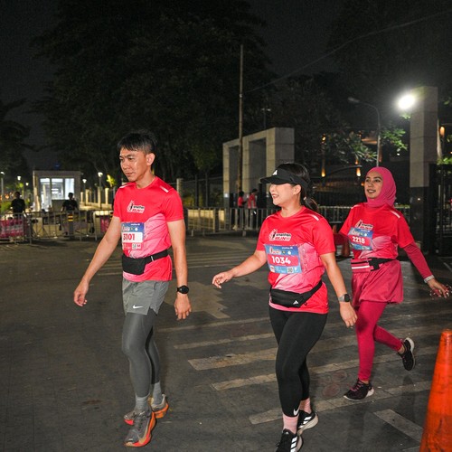 Race photo from SMARTFREN RUN 2026