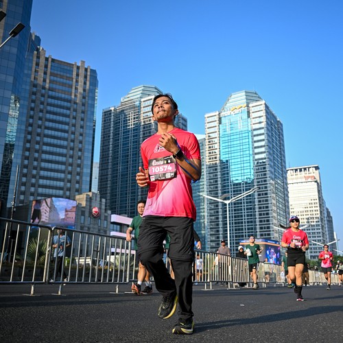 Race photo from SMARTFREN RUN 2026