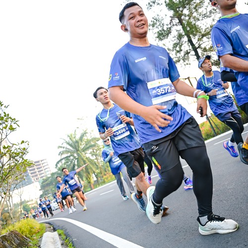Race photo from BOGORUN 2026