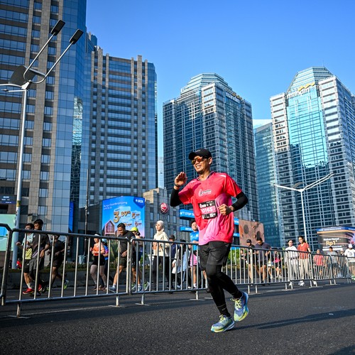 Race photo from SMARTFREN RUN 2026