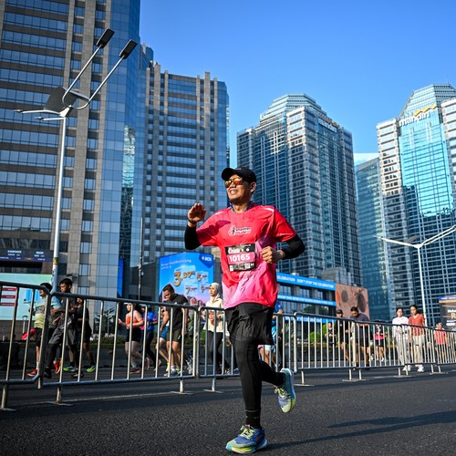 Race photo from SMARTFREN RUN 2026