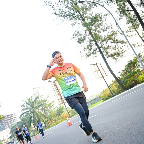 Race photo from BOGORUN 2026