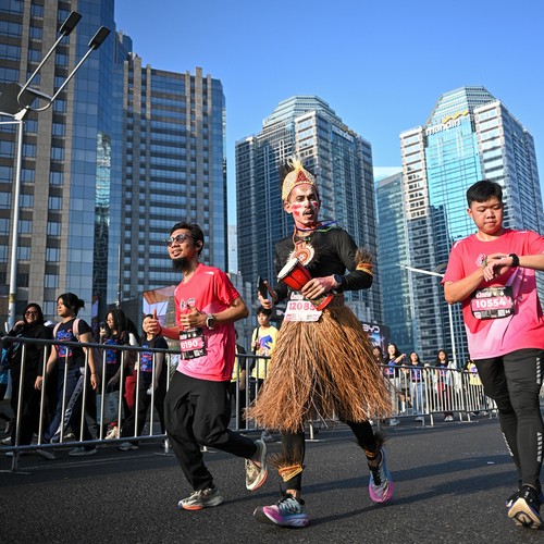 Race photo from SMARTFREN RUN 2026