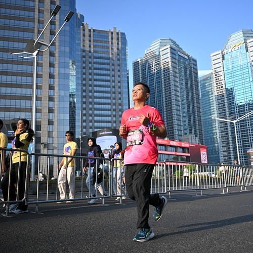 Race photo from SMARTFREN RUN 2026