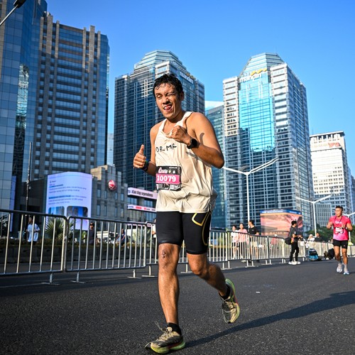 Race photo from SMARTFREN RUN 2026