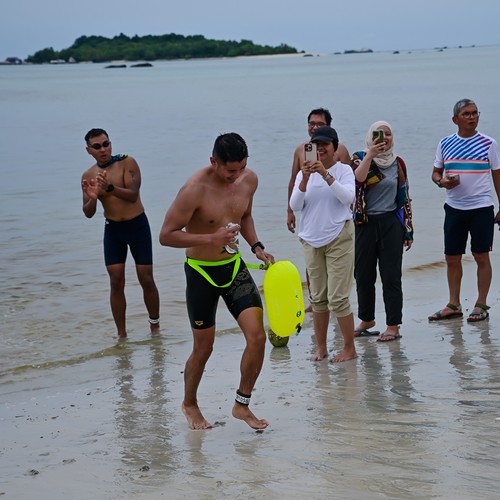 Race photo from Belitung Multisport Festival