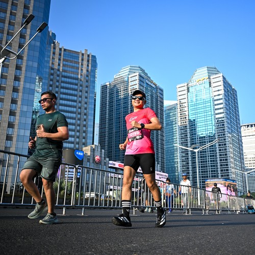 Race photo from SMARTFREN RUN 2026