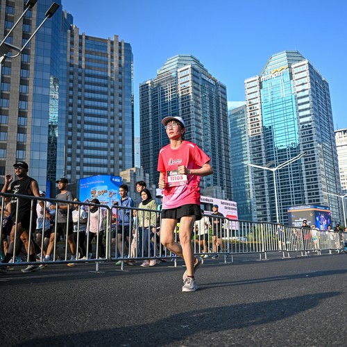 Race photo from SMARTFREN RUN 2026