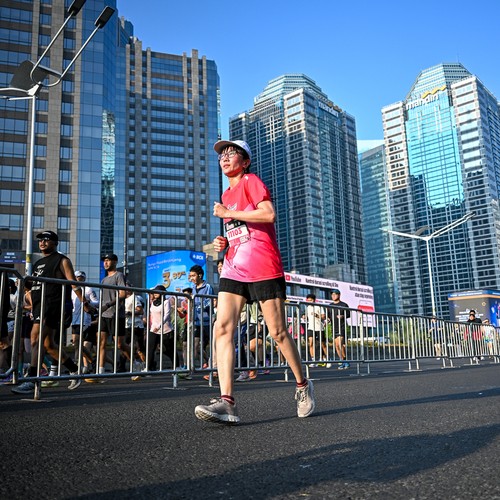 Race photo from SMARTFREN RUN 2026