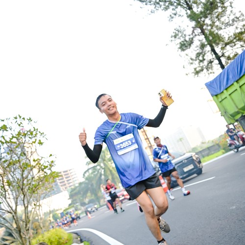 Race photo from BOGORUN 2026