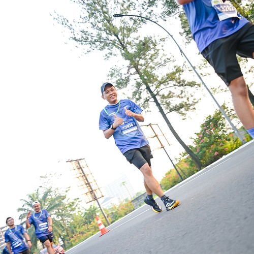 Race photo from BOGORUN 2026