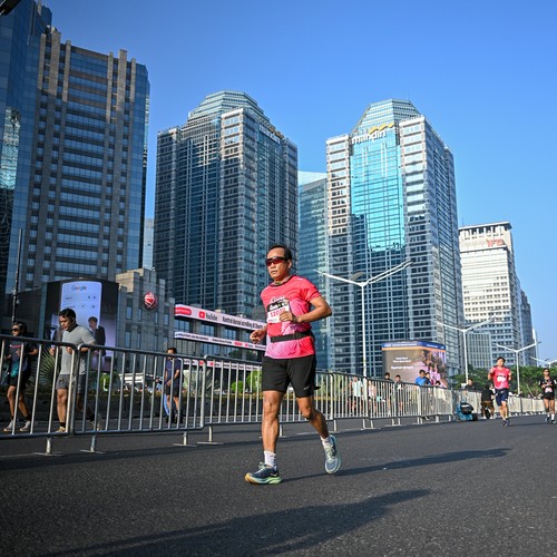 Race photo from SMARTFREN RUN 2026