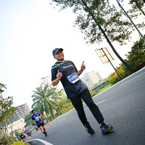 Race photo from BOGORUN 2026