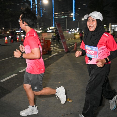 Race photo from SMARTFREN RUN 2026