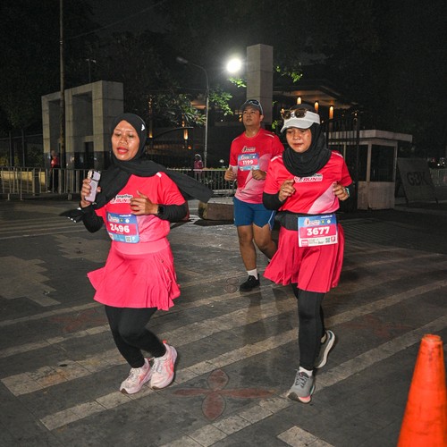 Race photo from SMARTFREN RUN 2026