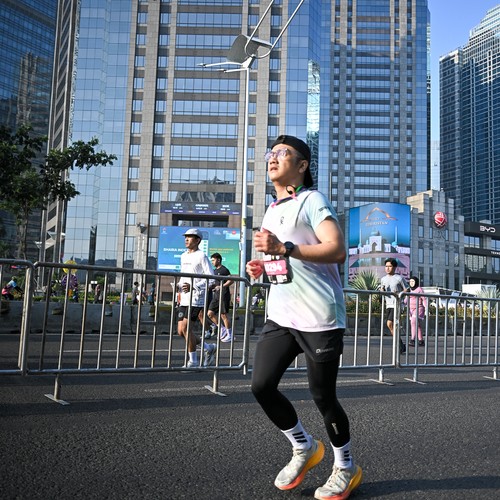 Race photo from SMARTFREN RUN 2026