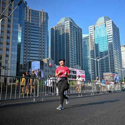 Race photo from SMARTFREN RUN 2026