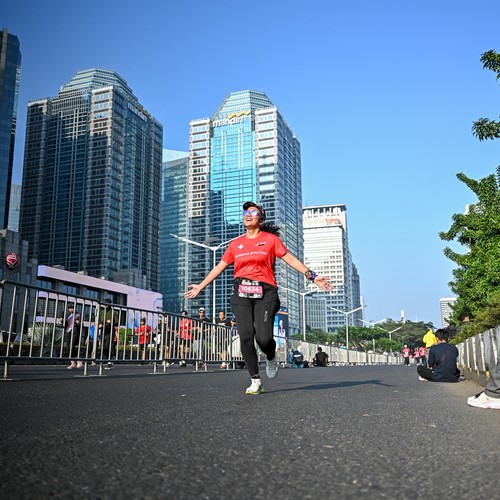 Race photo from SMARTFREN RUN 2026