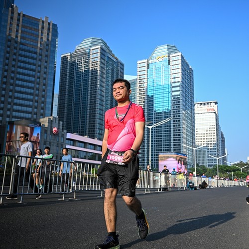Race photo from SMARTFREN RUN 2026