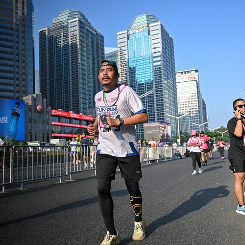 Race photo from SMARTFREN RUN 2026