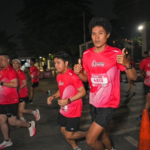 Race photo from SMARTFREN RUN 2026