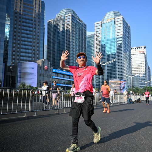 Race photo from SMARTFREN RUN 2026