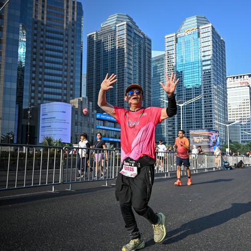 Race photo from SMARTFREN RUN 2026