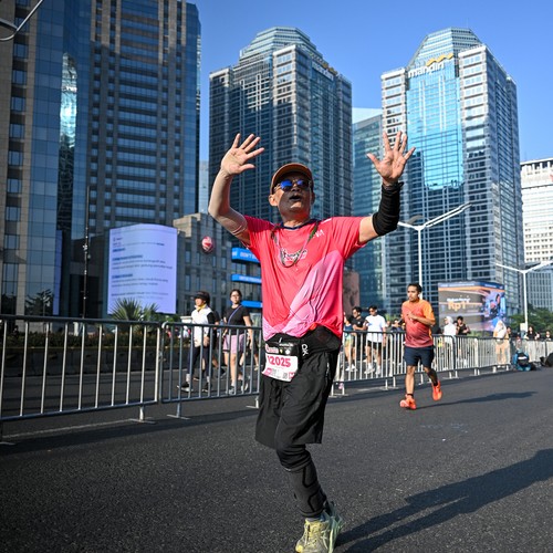 Race photo from SMARTFREN RUN 2026