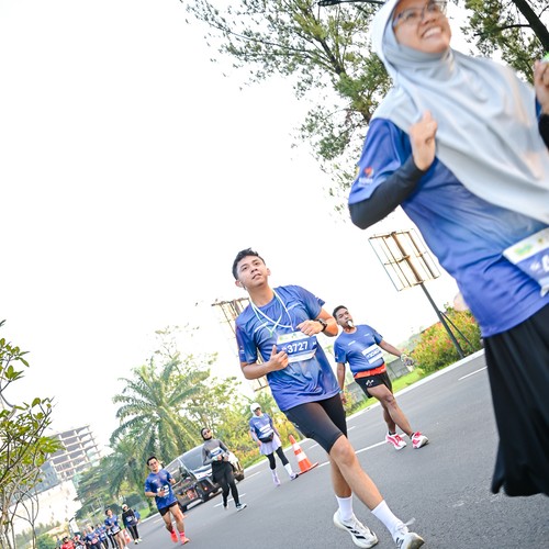 Race photo from BOGORUN 2026