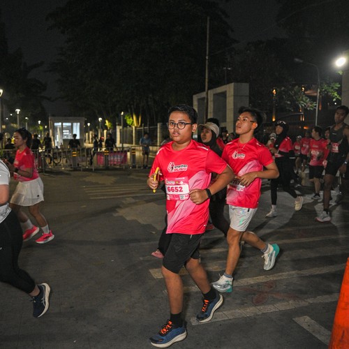 Race photo from SMARTFREN RUN 2026