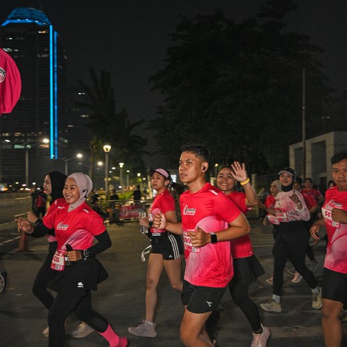 Race photo from SMARTFREN RUN 2026