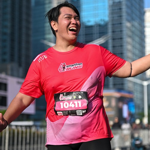 Race photo from SMARTFREN RUN 2026