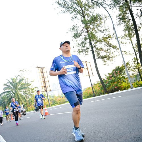 Race photo from BOGORUN 2026