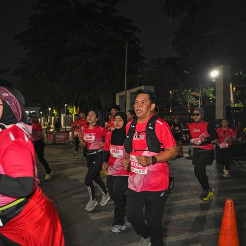 Race photo from SMARTFREN RUN 2026
