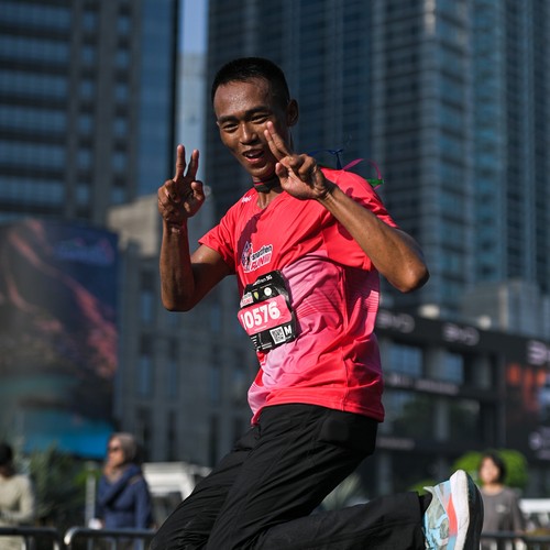 Race photo from SMARTFREN RUN 2026