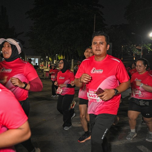 Race photo from SMARTFREN RUN 2026
