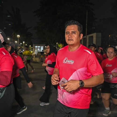 Race photo from SMARTFREN RUN 2026