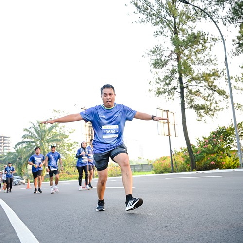 Race photo from BOGORUN 2026