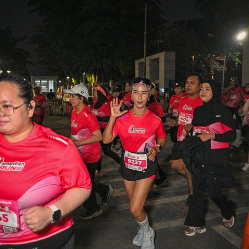 Race photo from SMARTFREN RUN 2026