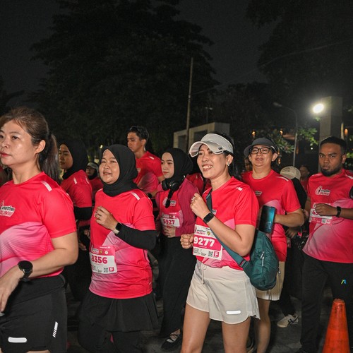 Race photo from SMARTFREN RUN 2026