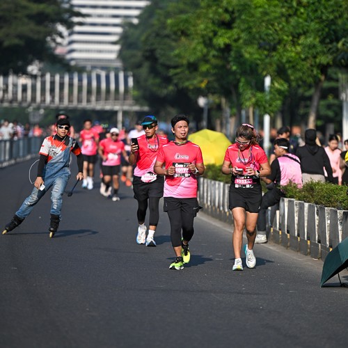 Race photo from SMARTFREN RUN 2026